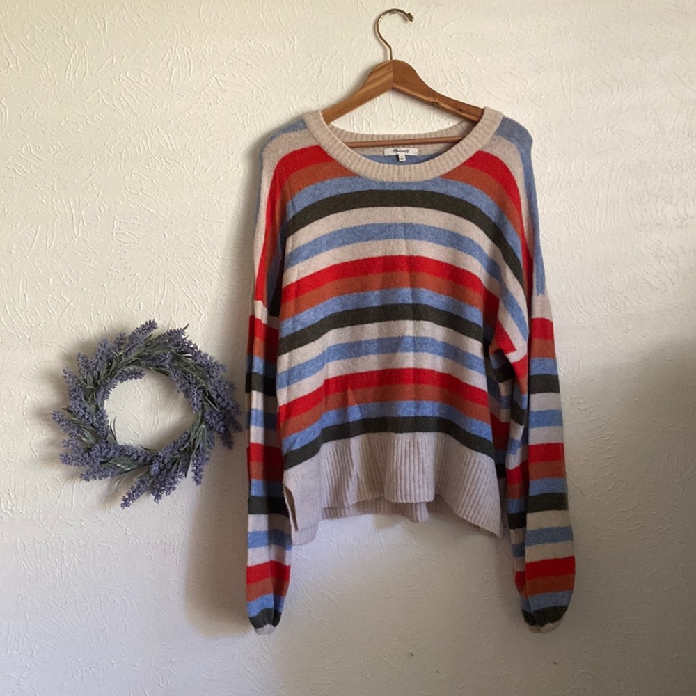 Madewell balloon sleeve sweater